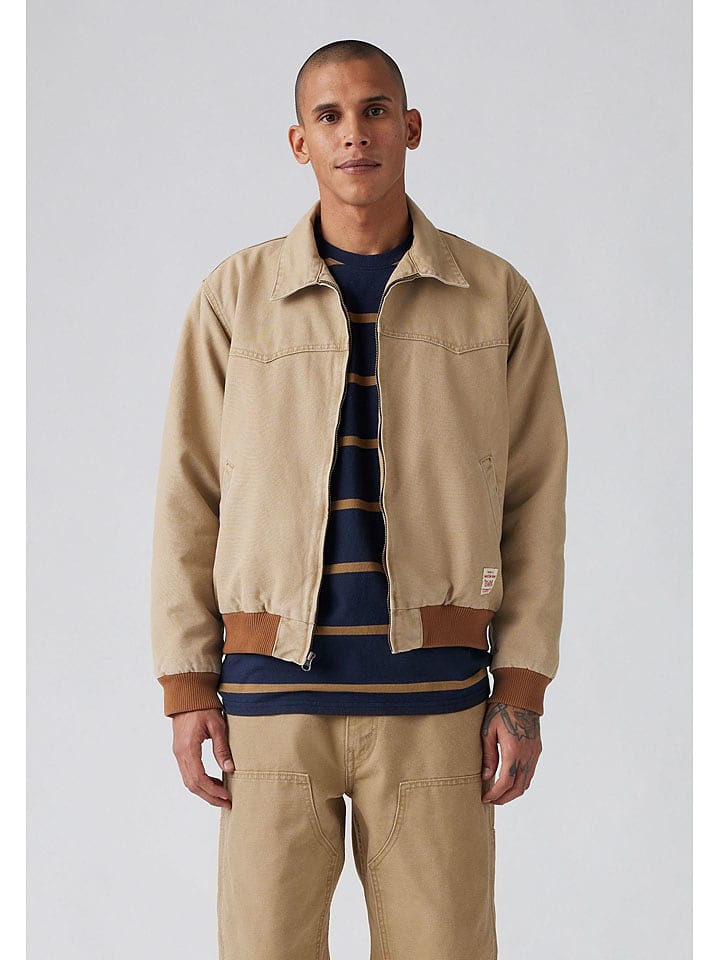 Levi´s Kurtka dżinsowa w kolorze jasnobrązowym rozmiar: XL