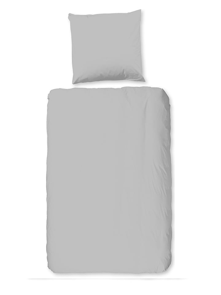 Pure Komplet pościeli w kolorze szarym z mikrofibry rozmiar: 135x200 cm