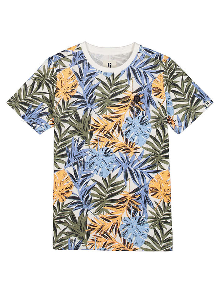 Koszulka w kolorze niebiesko-pomarańczowym