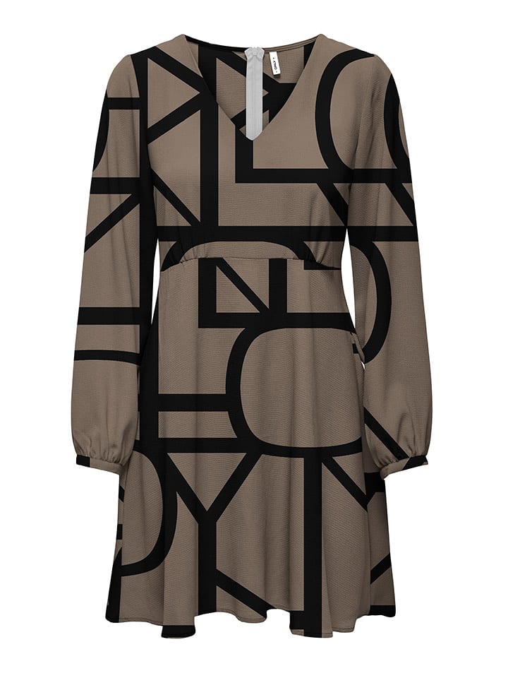 ONLY Sukienka w kolorze jasnobrązowym rozmiar: XS