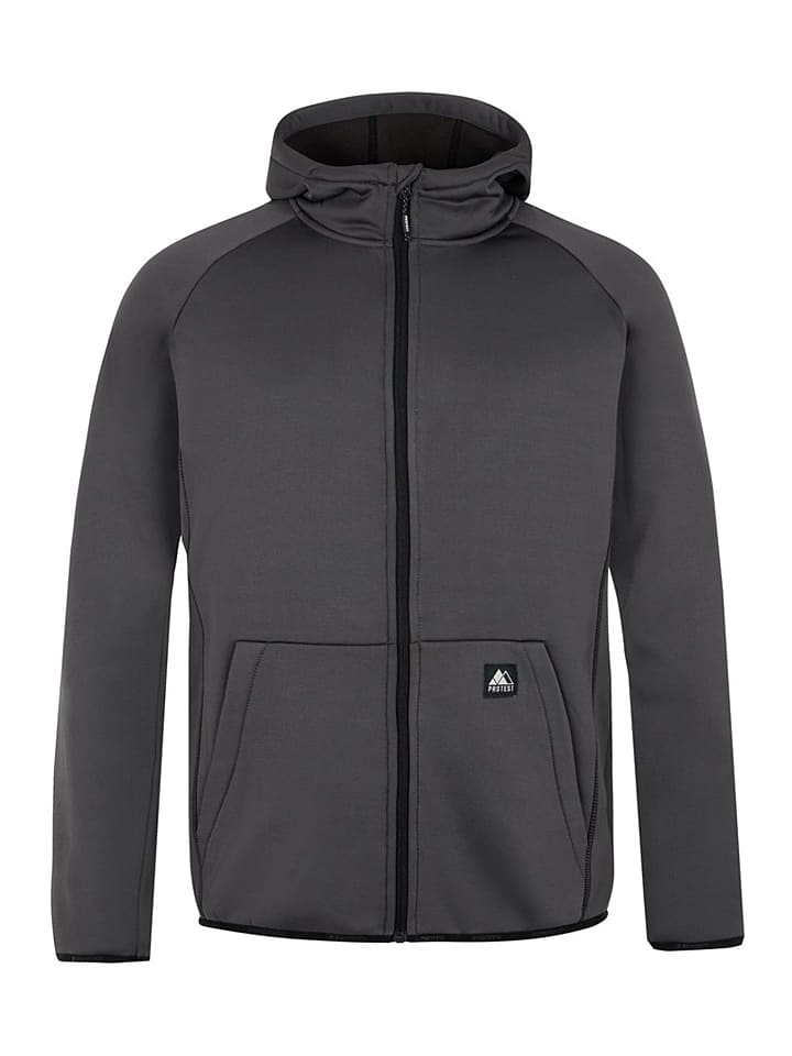 Protest Kurtka polarowa "Sour" w kolorze antracytowym rozmiar: M