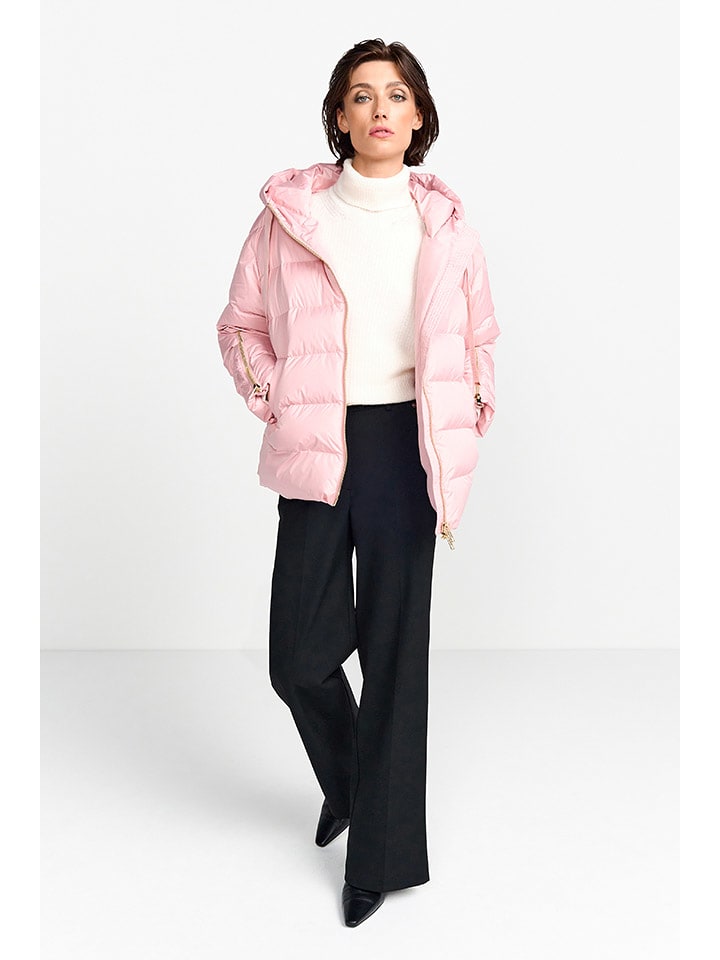 Rich & Royal Kurtka pikowana w kolorze jasnoróżowym rozmiar: 36