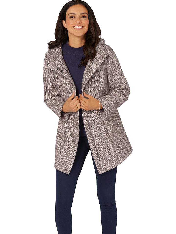 WITT WEIDEN Płaszcz zimowy ze wzorem rozmiar: 46