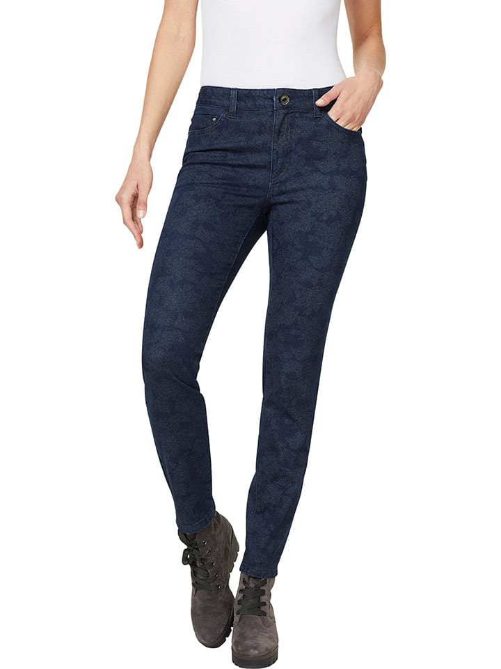 Heine Dżinsy - Slim fit - w kolorze granatowym rozmiar: 38