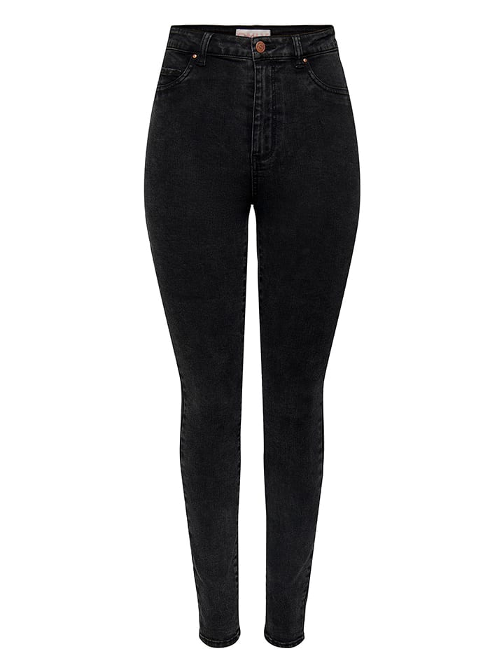 Dżinsy "Rain" - Skinny fit - w kolorze czarnym