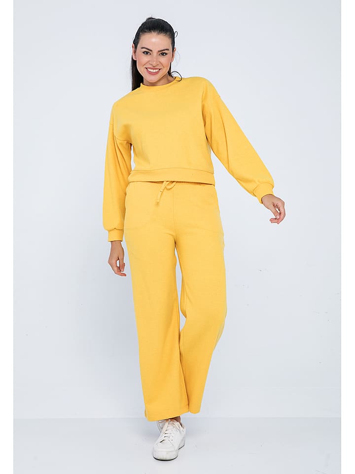 2-częściowy zestaw w kolorze żółtym