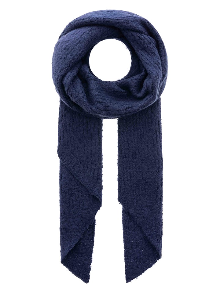 Zwillingsherz Szal w kolorze granatowym - 185 x 110 cm rozmiar: onesize