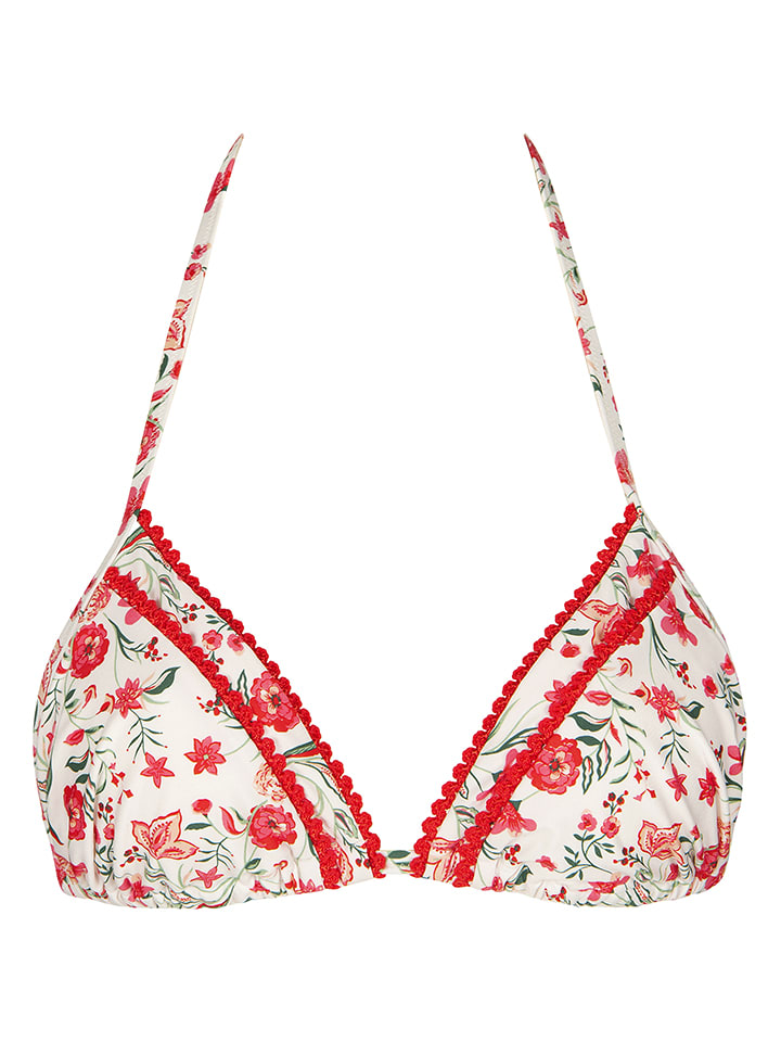 Lisca Biustonosz bikini "Java" w kolorze białym ze wzorem rozmiar: S