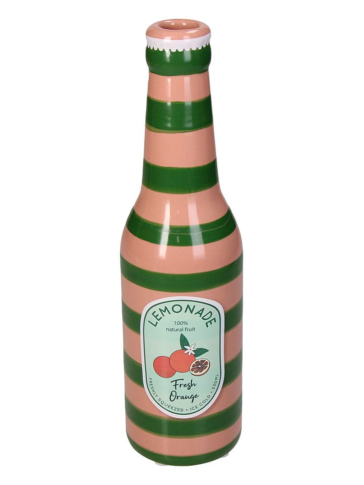 Kersten Wazon "Lemonade" w kolorze brzoskwiniowo-zielonym - wys. 24 x Ø 6,5 cm rozmiar: onesize