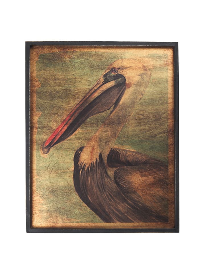 Dekoracja ścienna - (S)39 x (W)28,5 x (G)2,5 cm