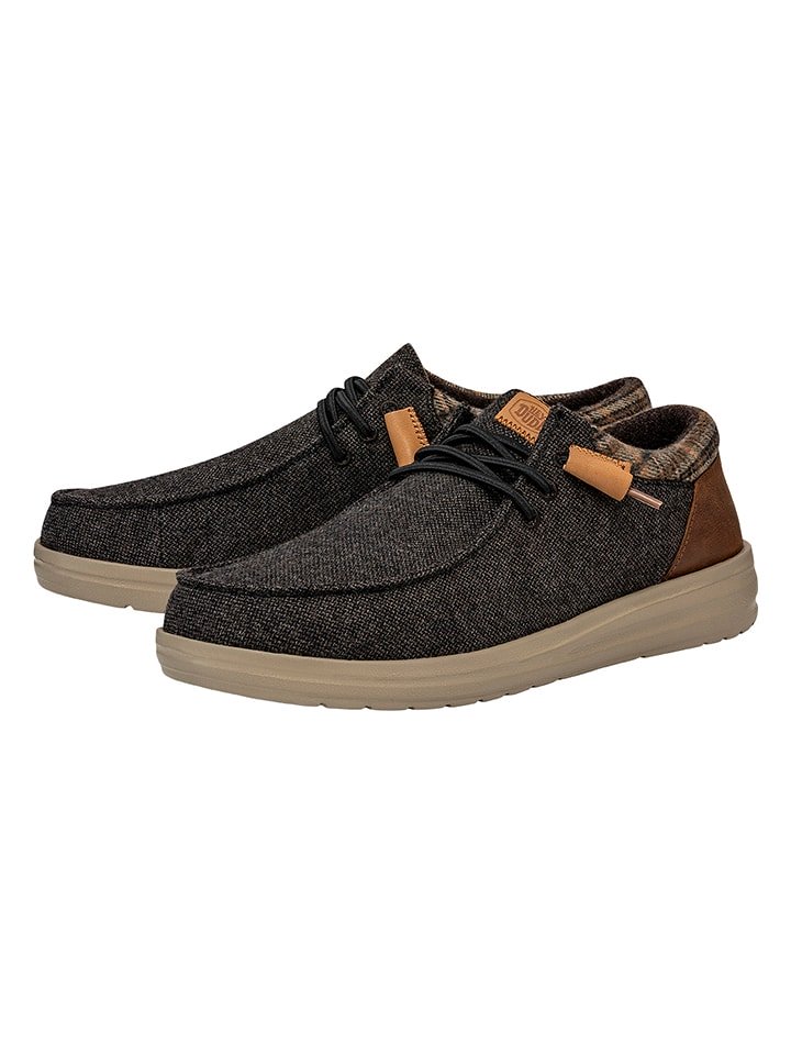 Hey Dude Slippersy "Wally Grip Wool" w kolorze brązowym rozmiar: 42
