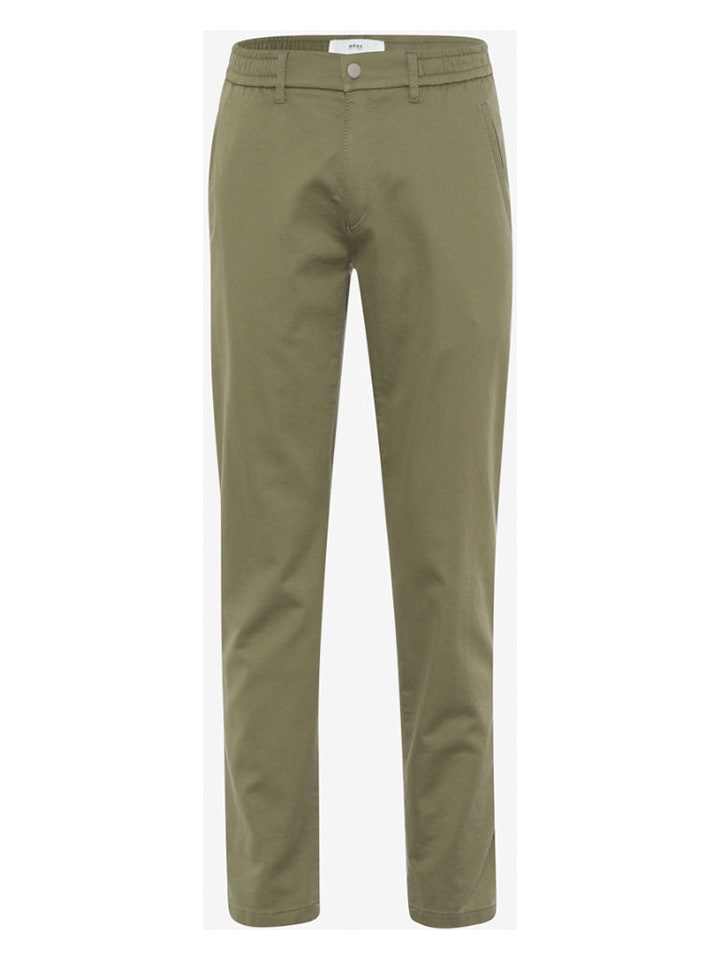 Spodnie "Phill" w kolorze khaki