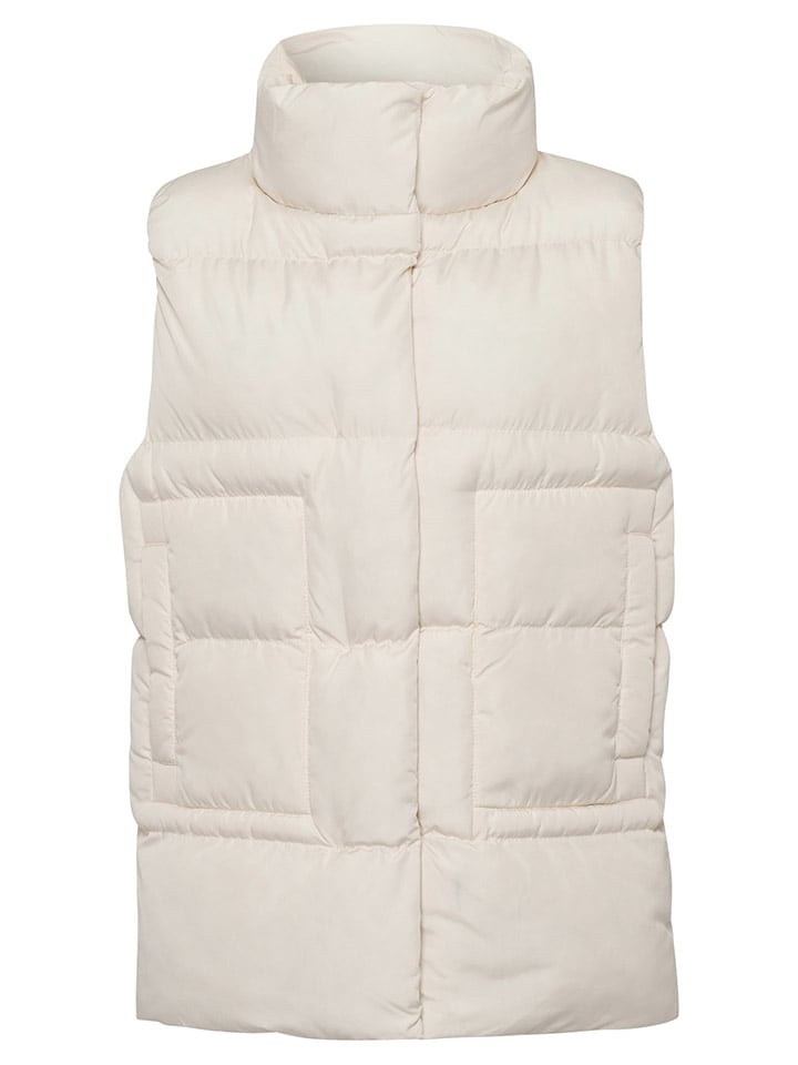 More & More Kamizelka pikowana w kolorze kremowym rozmiar: 46