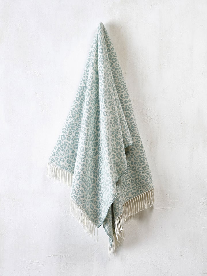 Cacharel Pled "Leopard" w kolorze miętowym rozmiar: 130x170 cm