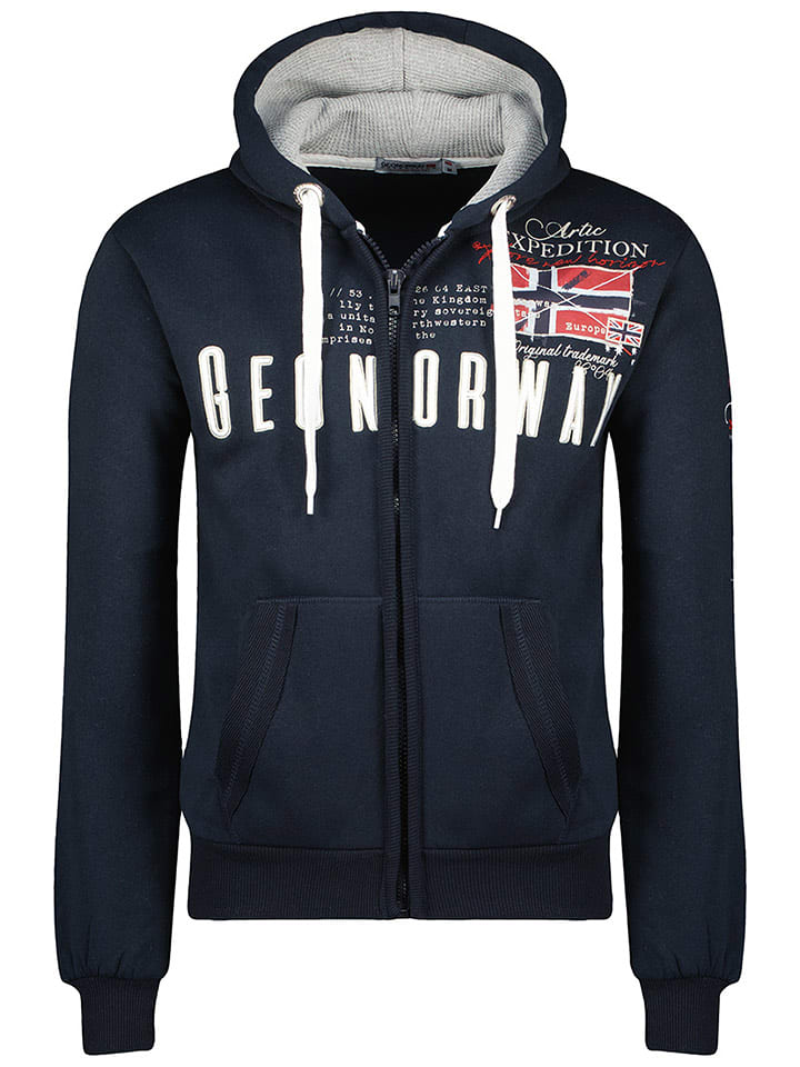 Geographical Norway Bluza "Gason" w kolorze granatowym rozmiar: XXL