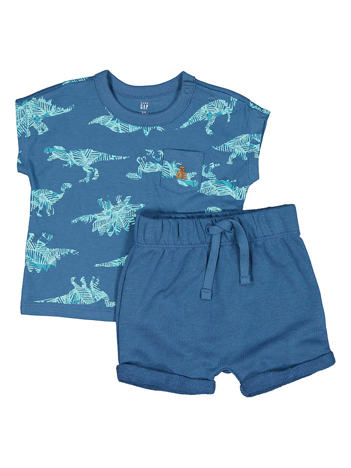 2-częściowy zestaw w kolorze niebieskim