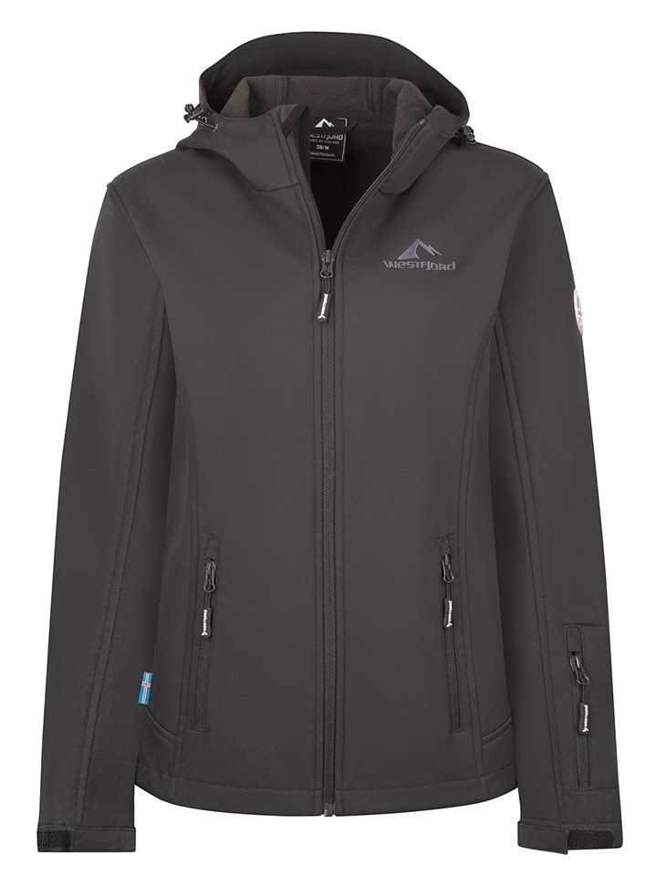 Westfjord Kurtka softshellowa "Eldfjall" w kolorze czarnym rozmiar: 3XL