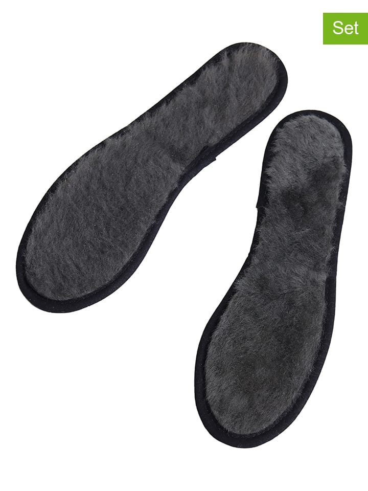 Kaiser Naturfellprodukte H&L Wkładki (2 szt.) w kolorze antracytowym do butów rozmiar: 36