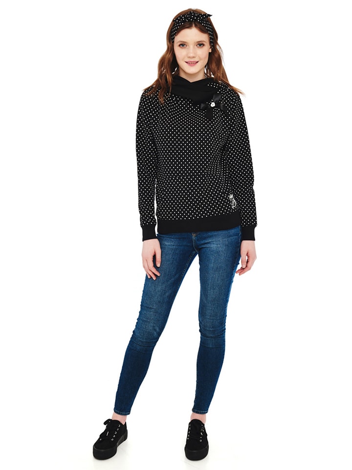 Pussy Deluxe Bluza "Shawl" w kolorze czarnym rozmiar: M