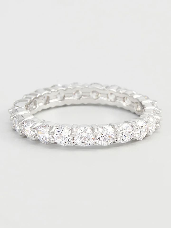 U.S. Polo Assn. Pierścionek z kryształami rozmiar: 54,5