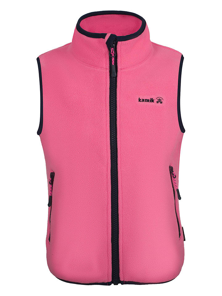 Kamik Kamizelka polarowa "Dawn" w kolorze różowym rozmiar: 98