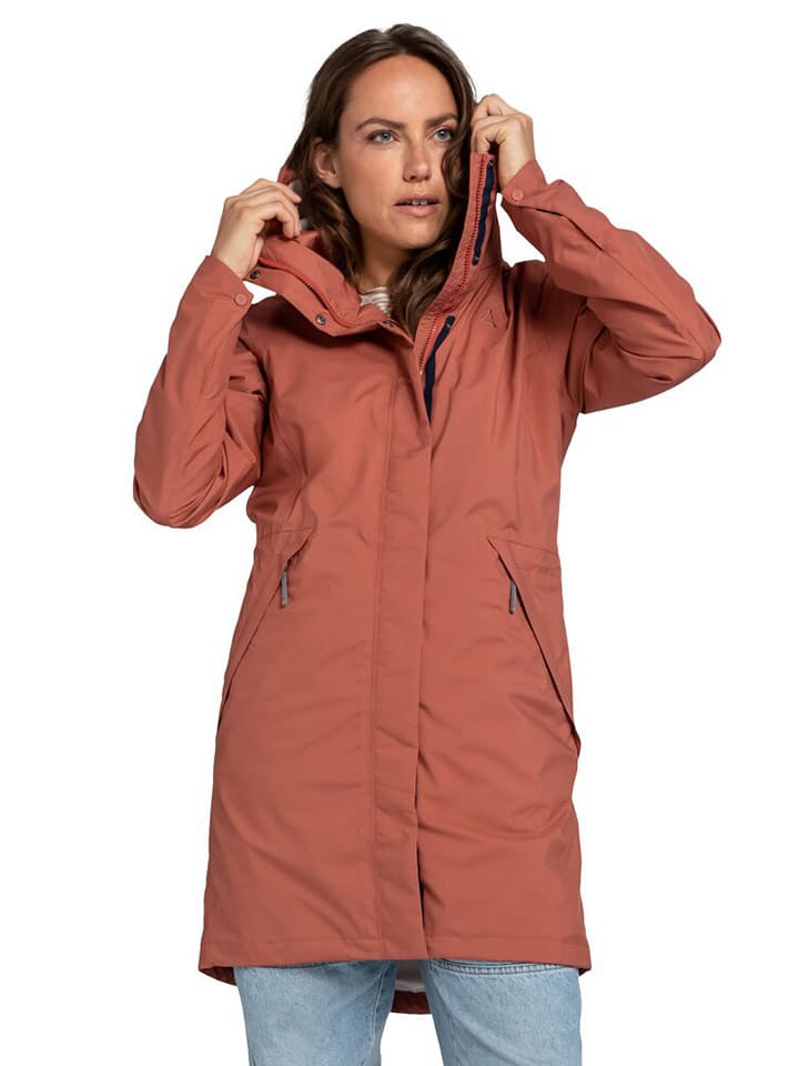 Schöffel Parka funkcyjna "Sardegna" w kolorze jasnoróżowo-jasnobrązowym rozmiar: 34