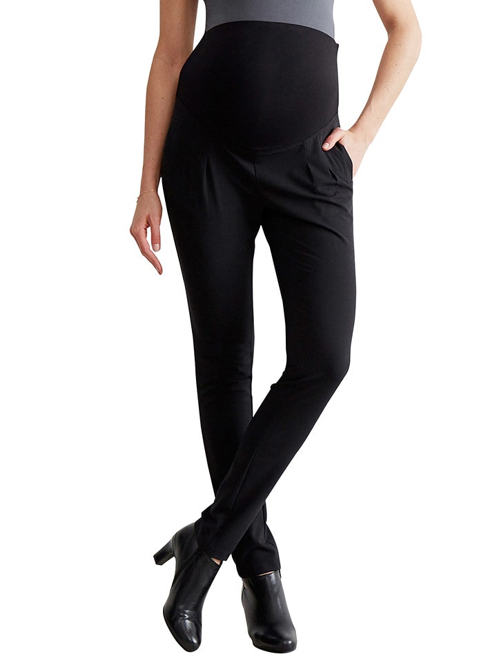 vertbaudet Spodnie ciążowe w kolorze czarnym rozmiar: 42