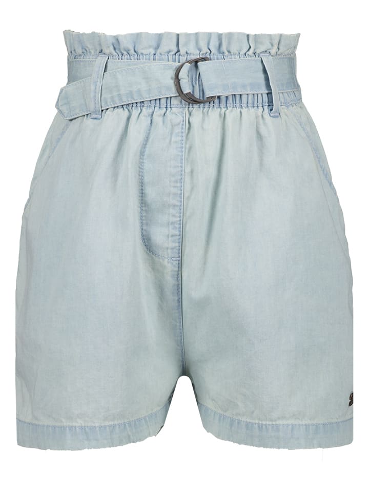 Szorty dżinsowe "Sally" w kolorze błękitnym