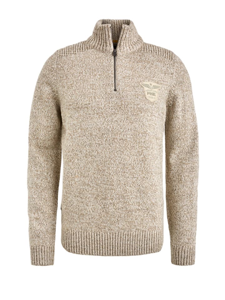 PME Legend Sweter w kolorze jasnobrązowym rozmiar: XXL