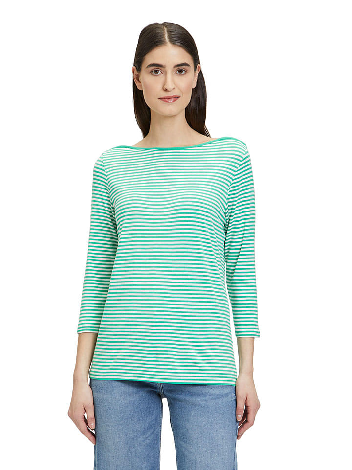 Betty Barclay Koszulka w kolorze turkusowo-białym rozmiar: 44