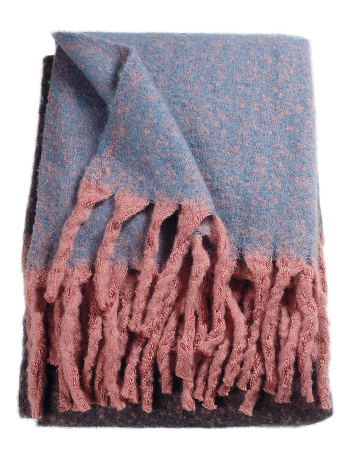 ESPRIT Pled "Marty" w kolorze jasnoróżowo-niebieskim rozmiar: 130x170 cm