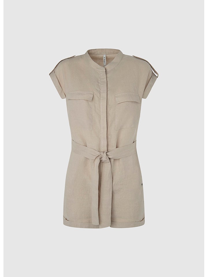 Pepe Jeans Kombinezon w kolorze beżowym rozmiar: XL