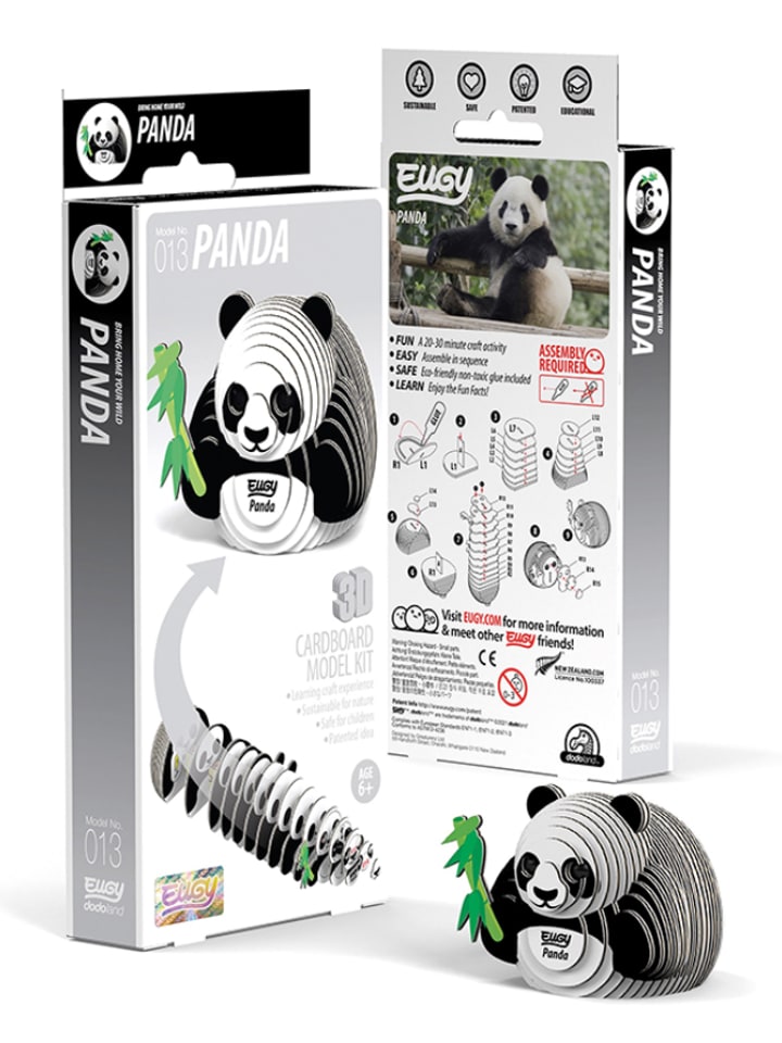 Eugy Zestaw 3D do majsterkowania "Panda" - 6+ rozmiar: onesize