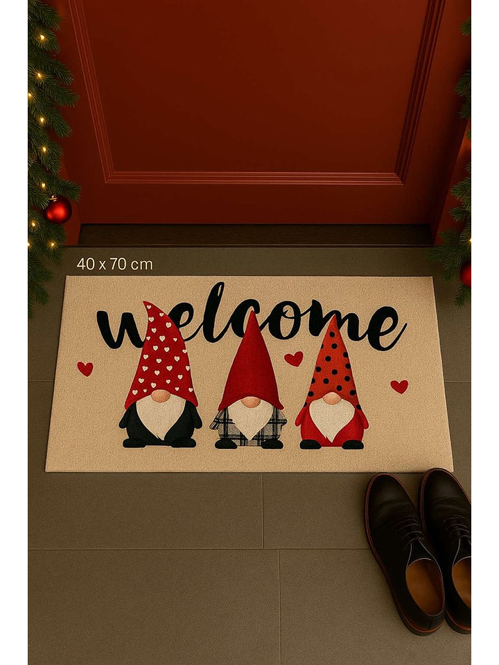 Mioli Wycieraczka w kolorze beżowym rozmiar: 40x70 cm