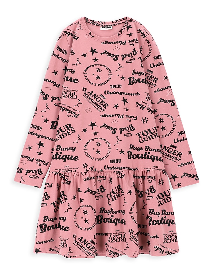 MOKIDA Sukienka w kolorze szaroróżowym rozmiar: 140