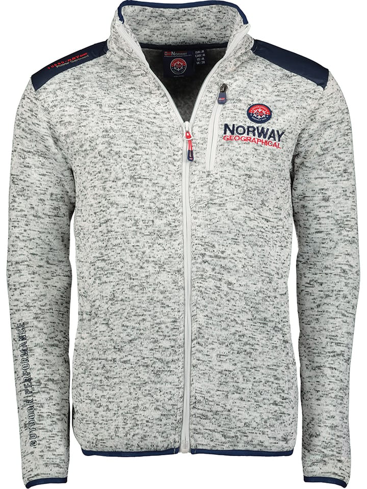 Geographical Norway Kurtka polarowa "Tavid" w kolorze szarym rozmiar: XL