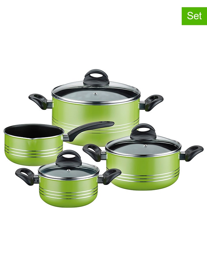 GSW 7-częściowy zestaw "Milano" w kolorze zielonym rozmiar: onesize