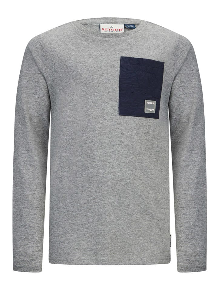 Retour Koszulka "Lance" w kolorze szarym rozmiar: 134/140