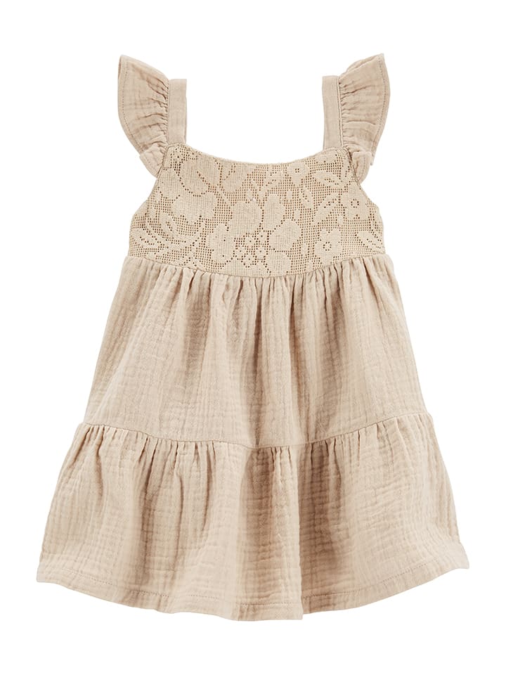 carter's Sukienka w kolorze beżowym rozmiar: 62