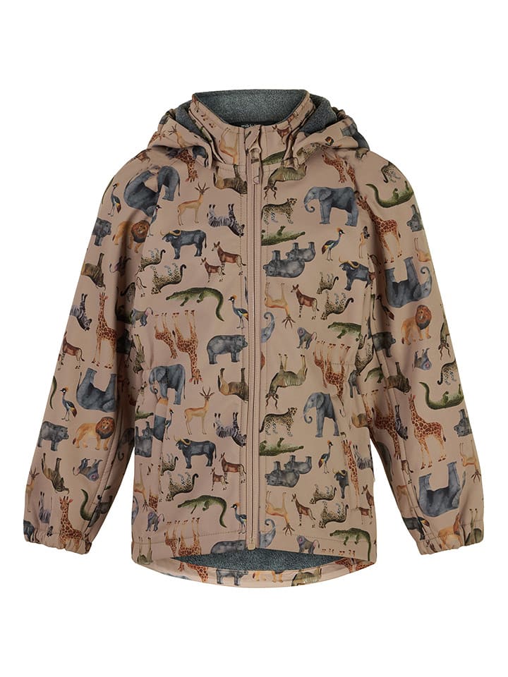 mikk-line Kurtka softshellowa w kolorze jasnobrązowym rozmiar: 92