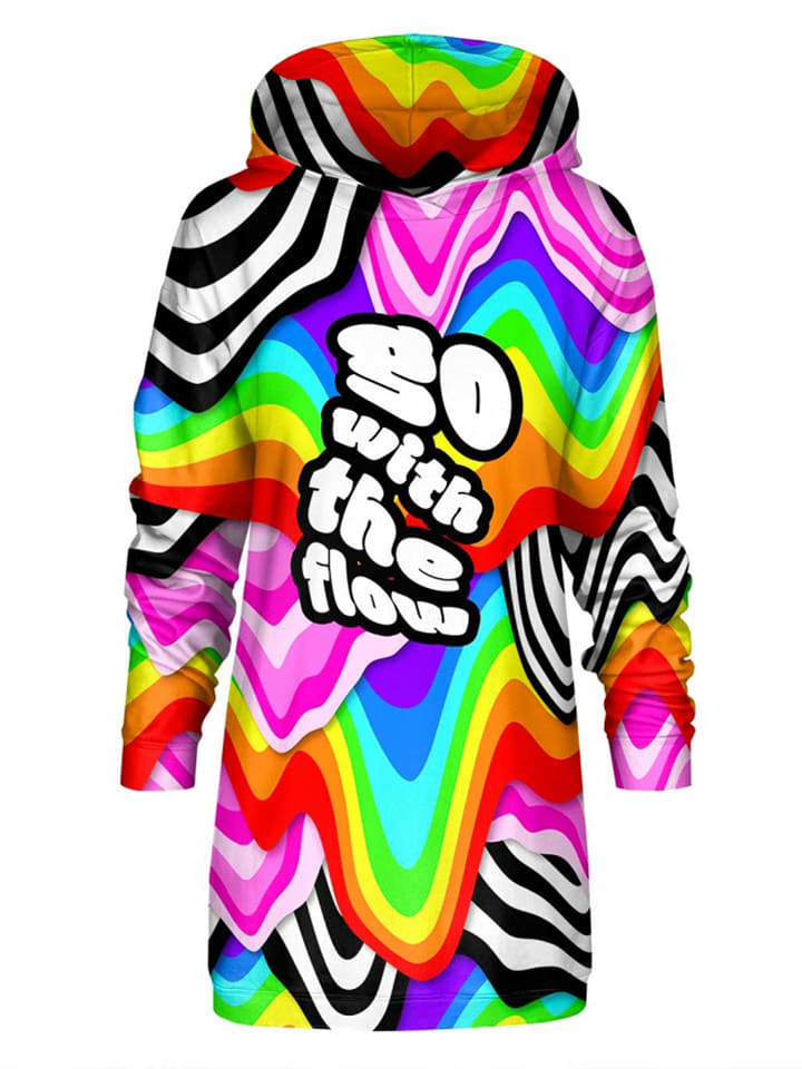 Mr GUGU & MISS GO Sukienka dresowa ze wzorem rozmiar: XL