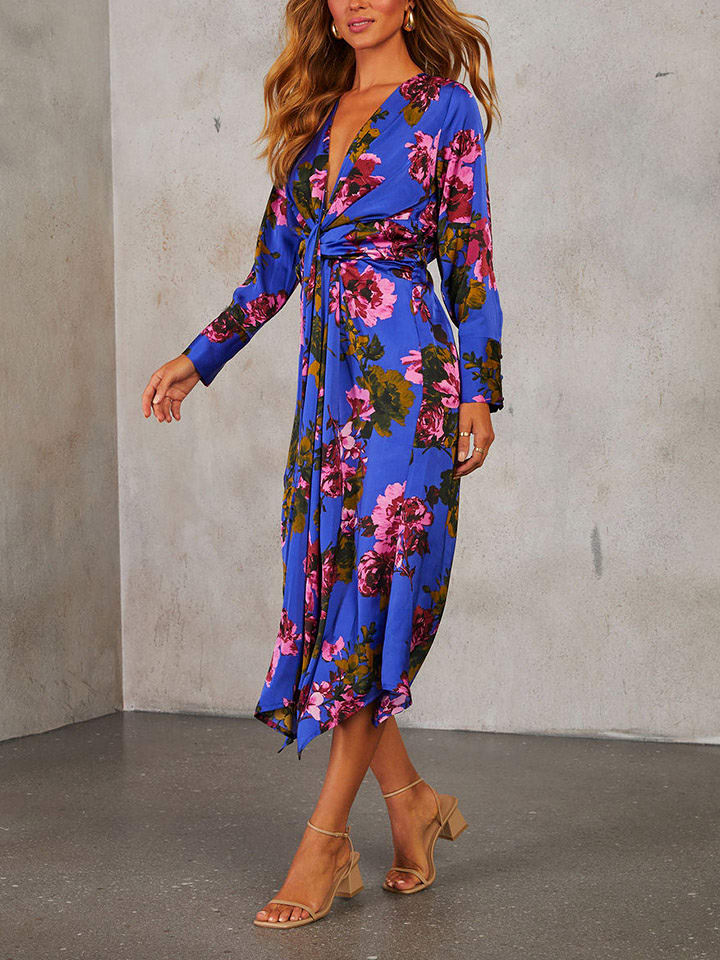 LA Angels Sukienka w kolorze jasnoróżowo-niebieskim rozmiar: S