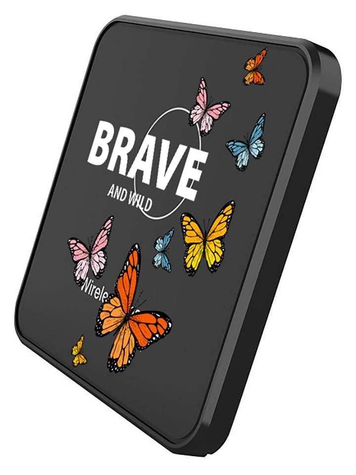 Indukcyjna stacja ładująca w kolorze czarnym