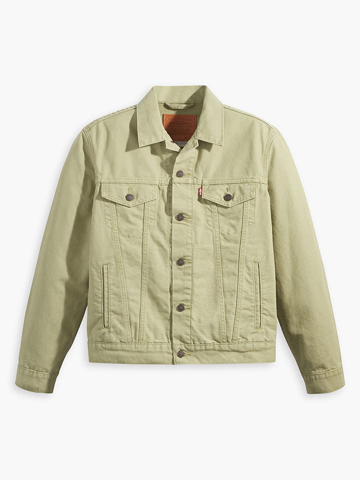 Levi´s Kurtka dżinsowa "The Trucker" w kolorze zielonym rozmiar: XXL