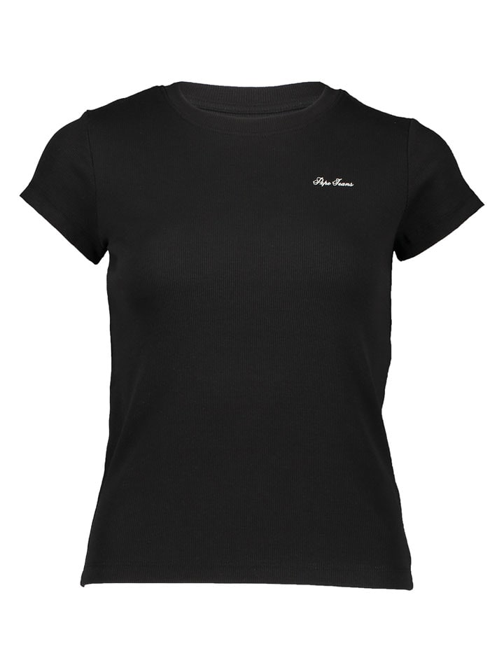 Pepe Jeans Koszulka w kolorze czarnym rozmiar: XXS