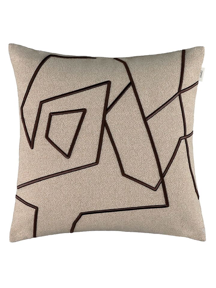 ESPRIT Poszewka "Nilo" w kolorze beżowym na poduszkę rozmiar: 38x38 cm