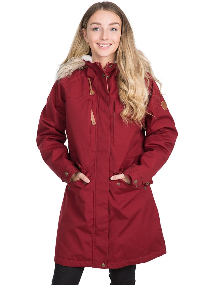 Parka funkcyjna "Faithful" w kolorze czerwonym