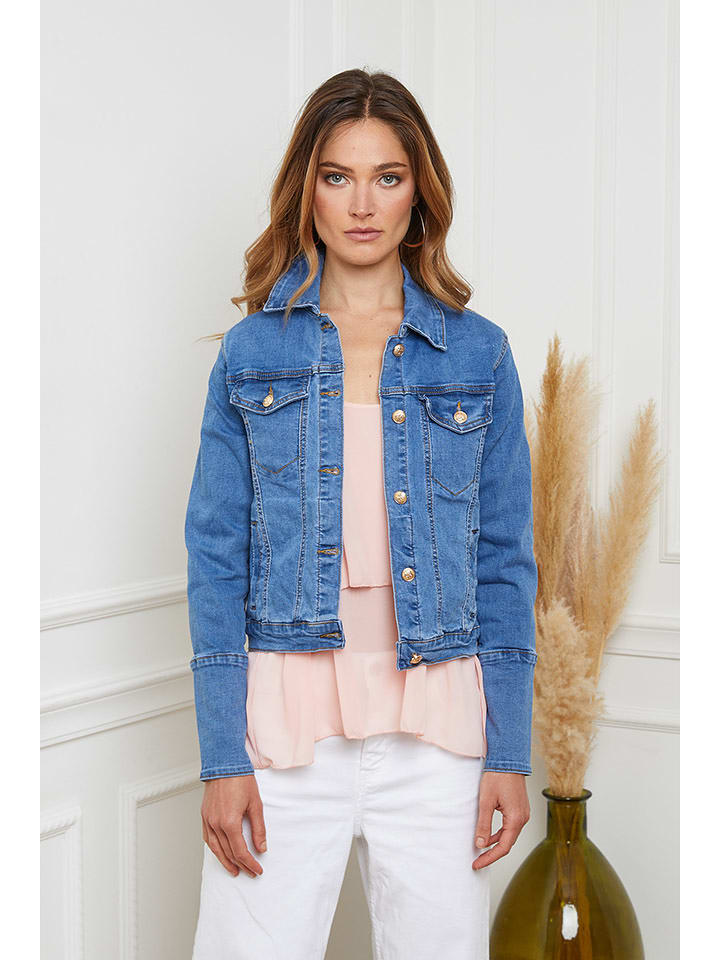 Joséfine Kurtka dżinsowa "Istar" w kolorze niebieskim rozmiar: S