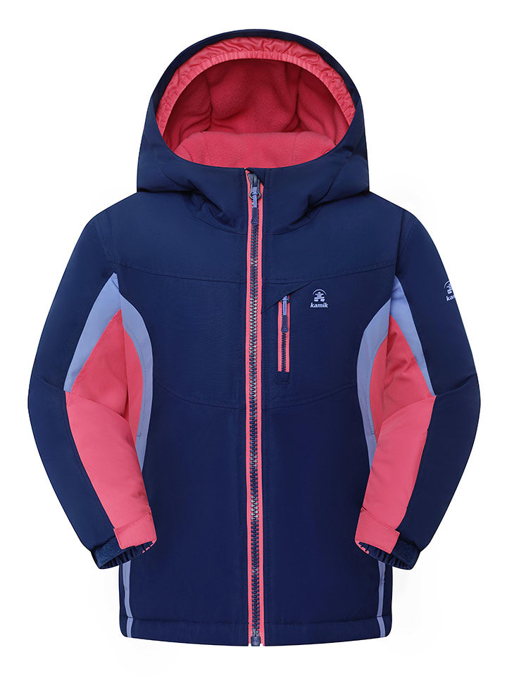 Kamik Kurtka zimowa "Bree" w kolorze granatowo-różowym rozmiar: 116