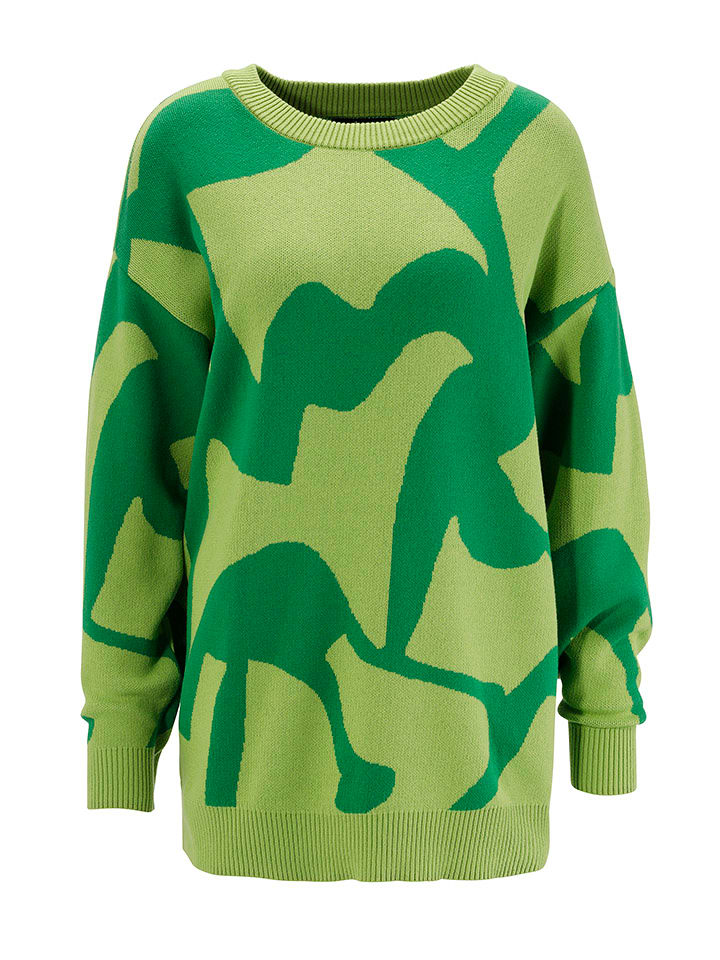 Aniston Sweter w kolorze zielonym rozmiar: 48